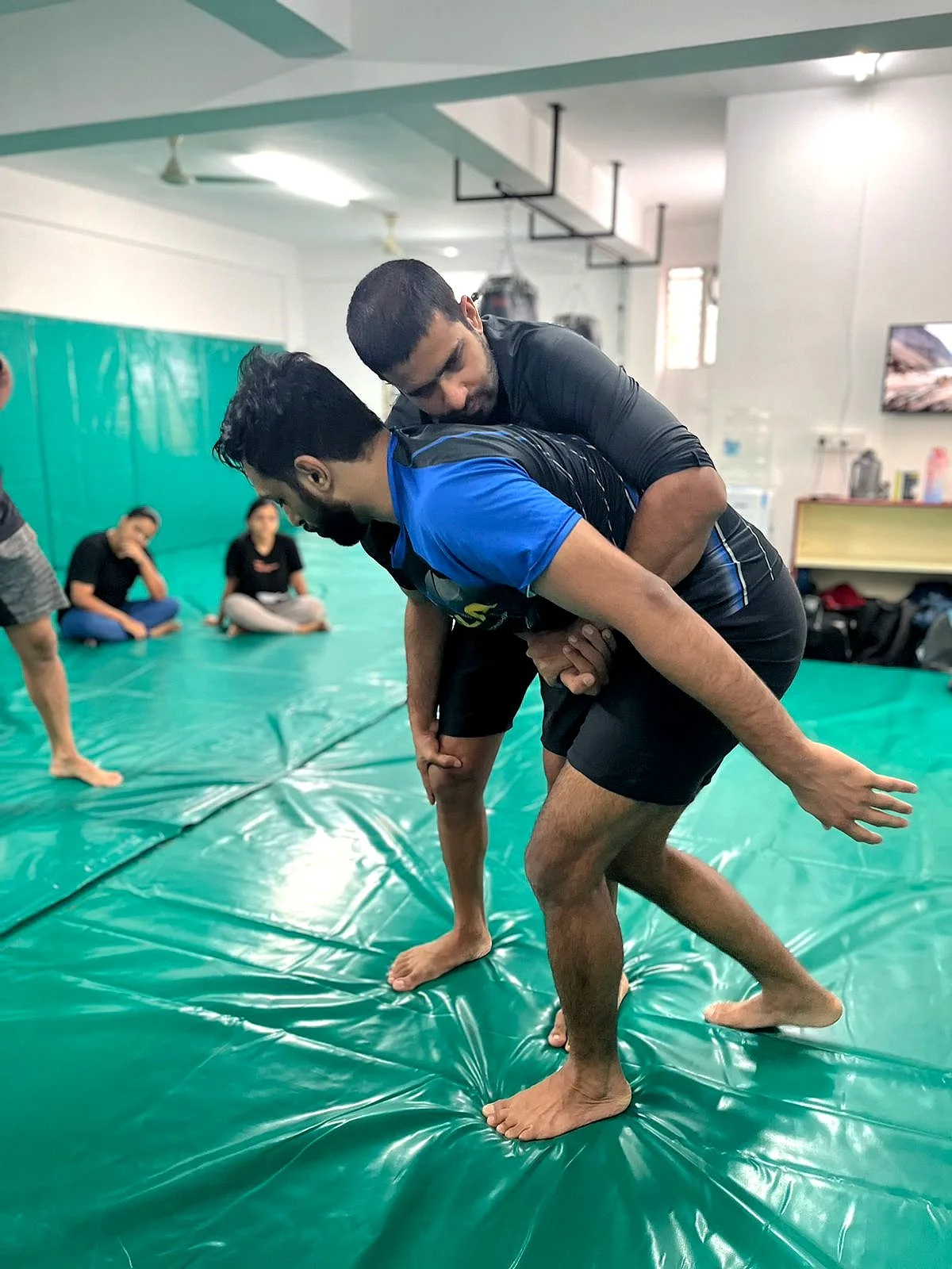 Wrestling practice at Kaizen MMA
